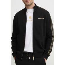 Karl Lagerfeld Erkek Fermuarlı Sweatshirt Siyah 705466551900 Sweat Zıp Jacket