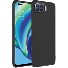 Piyasa Sepeti Oppo Reno 4 Lite İnce Mat Silikon Kılıf Siyah
