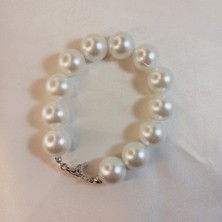 Crystal Atelier Büyük Boy Inci Boncuk Bileklik
