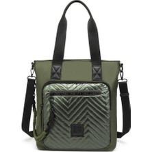 Smart Bags Parlak Kumaş Çapraz Askılı Kadın Omuz Çantası 3248