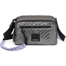 Smart Bags Parlak Kumaş Çapraz Askılı Kadın Postacı Çantası 3249