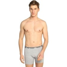 Seher Erkek Likralı Boxer Bordo Düz Desenli 6'lı Paket ELF568S0060CCM6 M Beden