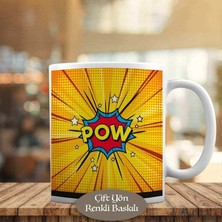 Asilmeydan Pop Art Pow Ses Efekti Kupa Bardak Hediyelik-23-2147905791