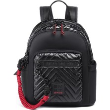 Smart Bags Parlak Kumaş Küçük Boy Askılı Kadın Sırt Çantası 3252