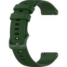 Dmay Amazfit Balance / Amazfit Bip 5 Uyumlu Damalı Silikon Kordon Kayış 22MM