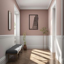 Artera Design Duvar Dekoru Hediyelik Pisa Kulesi Metal Duvar Tablosu Wonder Of The World