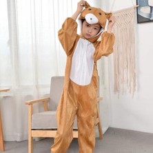 Xnews Çocuk Ayı Kostümü - Maymun Kostümü 4-5 Yaş