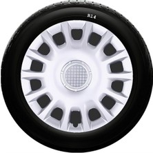 Sjs Sks Citroen Jant Kapağı 14 Inc Kırılmaz 1 Takım 4 Adet NO:214