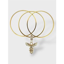 Arnes Jewelry Çelik Taşlı Anka Kuşu Ajda Charmı (Bilezik Hariçtir)