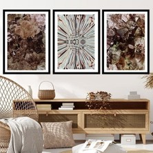 Kristal Dokular 1 Ikili Çerçeve ve Poster Seti - DK1000