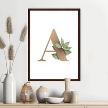 Kişiye Özel Harf 5 Çerçeve ve Poster - HRF1006