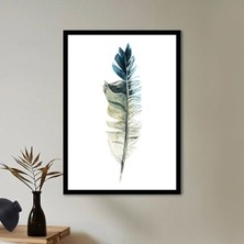 Renkli Kuş Tüyü 7 Çerçeve ve Poster - IL1120