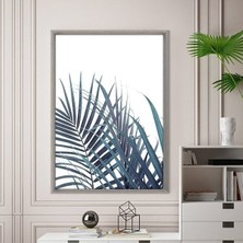 Turkuaz Palmiye 1 Çerçeve ve Poster - B1205