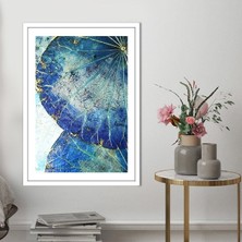 Gold Detaylı Yapraklar 2 Çerçeve ve Poster - G1014