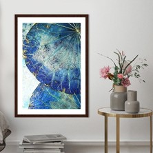 Gold Detaylı Yapraklar 2 Çerçeve ve Poster - G1014