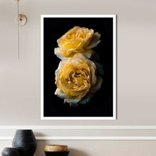 Gold Güller 2 Çerçeve ve Poster - G1018