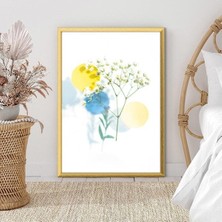 Geometrik Desenli Bitki 1 Çerçeve ve Poster - B1097