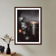 Camdaki Yağmur Damlaları 1 Çerçeve ve Poster - DO1102