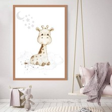 Uykucu Zürafa 1 Çerçeve ve Poster - HA1102