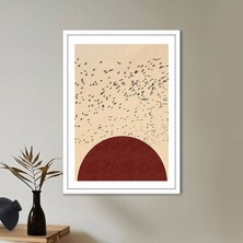 Kızıl Güneş ve Kuşlar 2 Çerçeve ve Poster  - IL1047