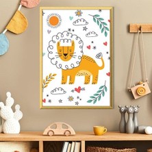 Aslan 3 Çerçeve ve Poster - HA1079