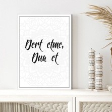 Dert Etme, Dua Et 1 Çerçeve ve Poster - DN1017