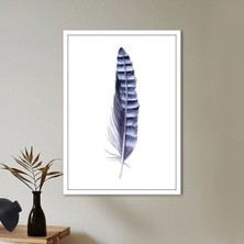 Mor Kuş Tüyü 13 Çerçeve ve Poster - IL1117