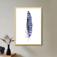 Mor Kuş Tüyü 13 Çerçeve ve Poster - IL1117
