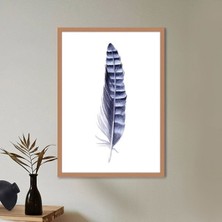 Mor Kuş Tüyü 13 Çerçeve ve Poster - IL1117