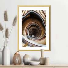 Merdiven Boşluğu 1 Çerçeve ve Poster -  M1024