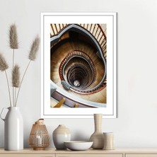 Merdiven Boşluğu 1 Çerçeve ve Poster -  M1024