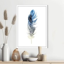 Renkli Kuş Tüyü 12 Çerçeve ve Poster - IL1124