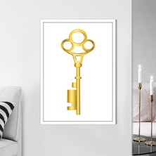 Gold Anahtar 1 Çerçeve ve Poster - MD1053