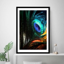 Yeşil Kuş Tüyü 1 Çerçeve ve Poster - H1027