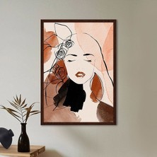 Sulu Boya Temalı Kadın 2 Çerçeve ve Poster  - IL1056