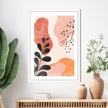 Sulu Boya Dokusu Bitki 2 Çerçeve ve Poster - IL1098