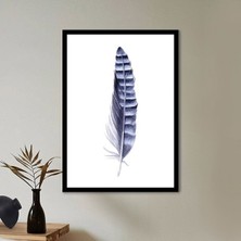 Mor Kuş Tüyü 13 Çerçeve ve Poster - IL1117