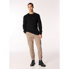 Mustang Lastikli Paça Vizon Erkek Kargo Pantolon M4WM-PNT-1401