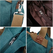 Heyingtrading1 Fashion Smart Kadın Çanta Vintage Hobo Canvas Günlük Tote Alışveriş Çantası (Yurt Dışından)