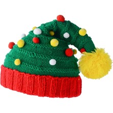 Surjion Noel Baba Örme Bere Ğı Şapkası (Yurt Dışından)
