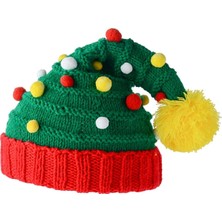 Surjion Noel Baba Örme Bere Ğı Şapkası (Yurt Dışından)