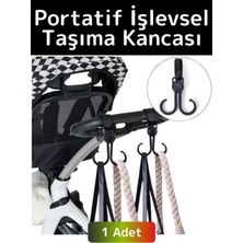 Premium Kompakt Poşet Taşıma Bisiklet Bebek Arabası Askısı Çok Işlevli Portatif Taşıma Kancası 1 Adt