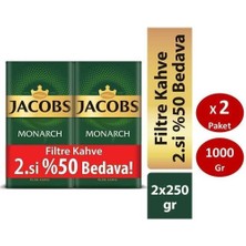 Jacobs Monarch Filtre Kahve 250 gr x 4 Paket