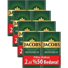 Set 8 adet Jacobs Monarch Filtre Kahve 500 gr