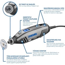 Dremel 4250 (4250-35) Yüksek Performans Kablolu Çok Amaçlı El Motoru - F0134250JA