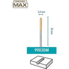 Dremel Max Tungsten Karbit Freze 3,2 mm (9903DM)