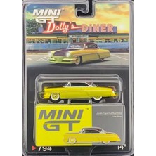 Mini Gt Lincoln Capri Hot Rod 1954 Lime Yellow 794