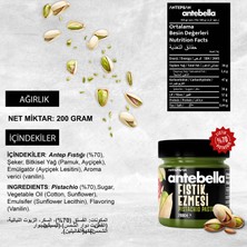 Antebella Antep Fıstık Ezmesi 200 g (Parçacıklı) - Antep Fıstığı Ezmesi