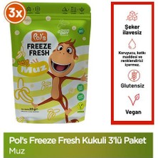 Pol's Freeze Fresh Kukuli Muz 20 g x3 adet