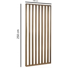 100CM x 250CM Ahşap Çıtalı Paravan Oda Ayırıcı Seperatör Duvar Dekor 100CM x 250CM
